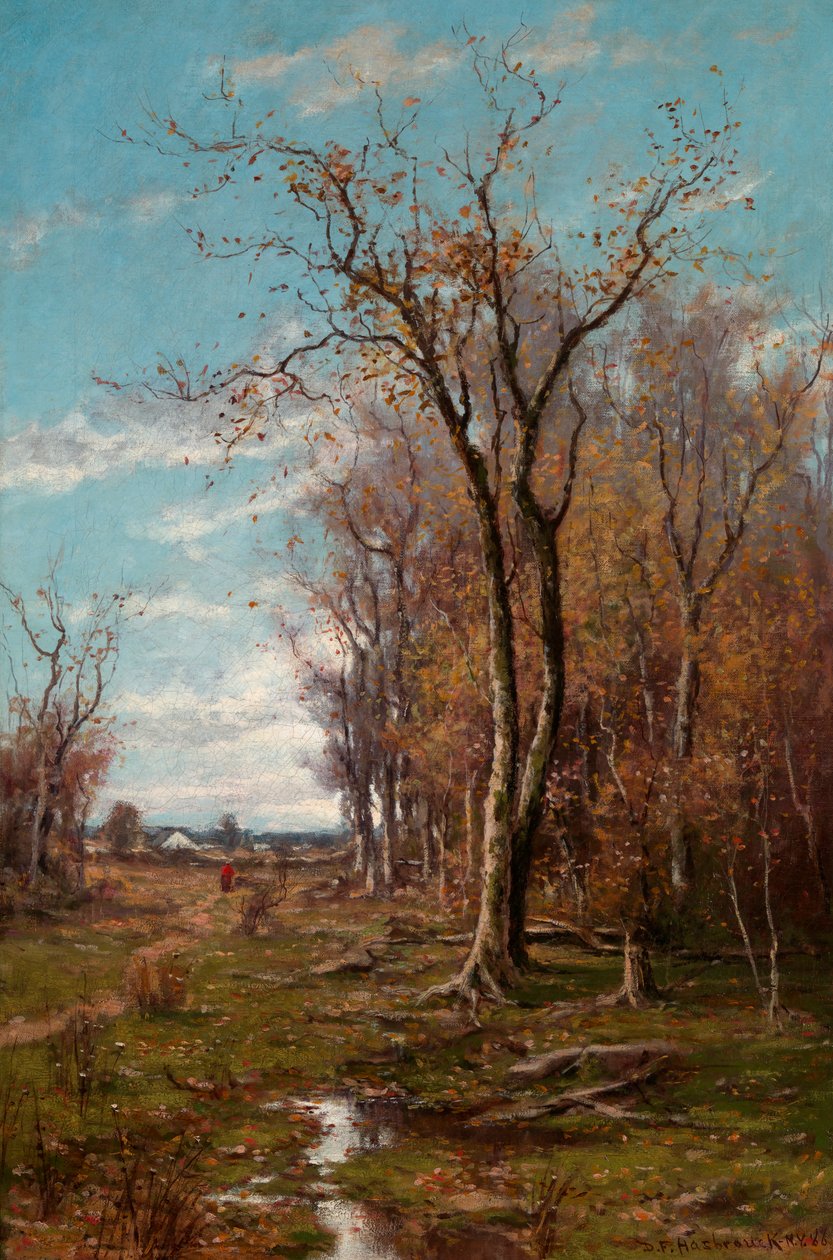 Herfstlandschap, 1886 door Du Bois Fenelon Hasbrouck