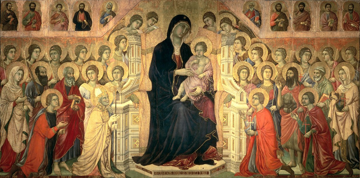 De Maesta, 1308-11 door Duccio di Buoninsegna