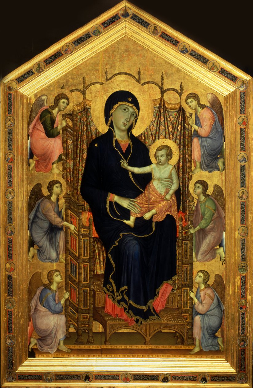 De Rucellai Madonna, ca. 1285-1286 door Duccio di Buoninsegna