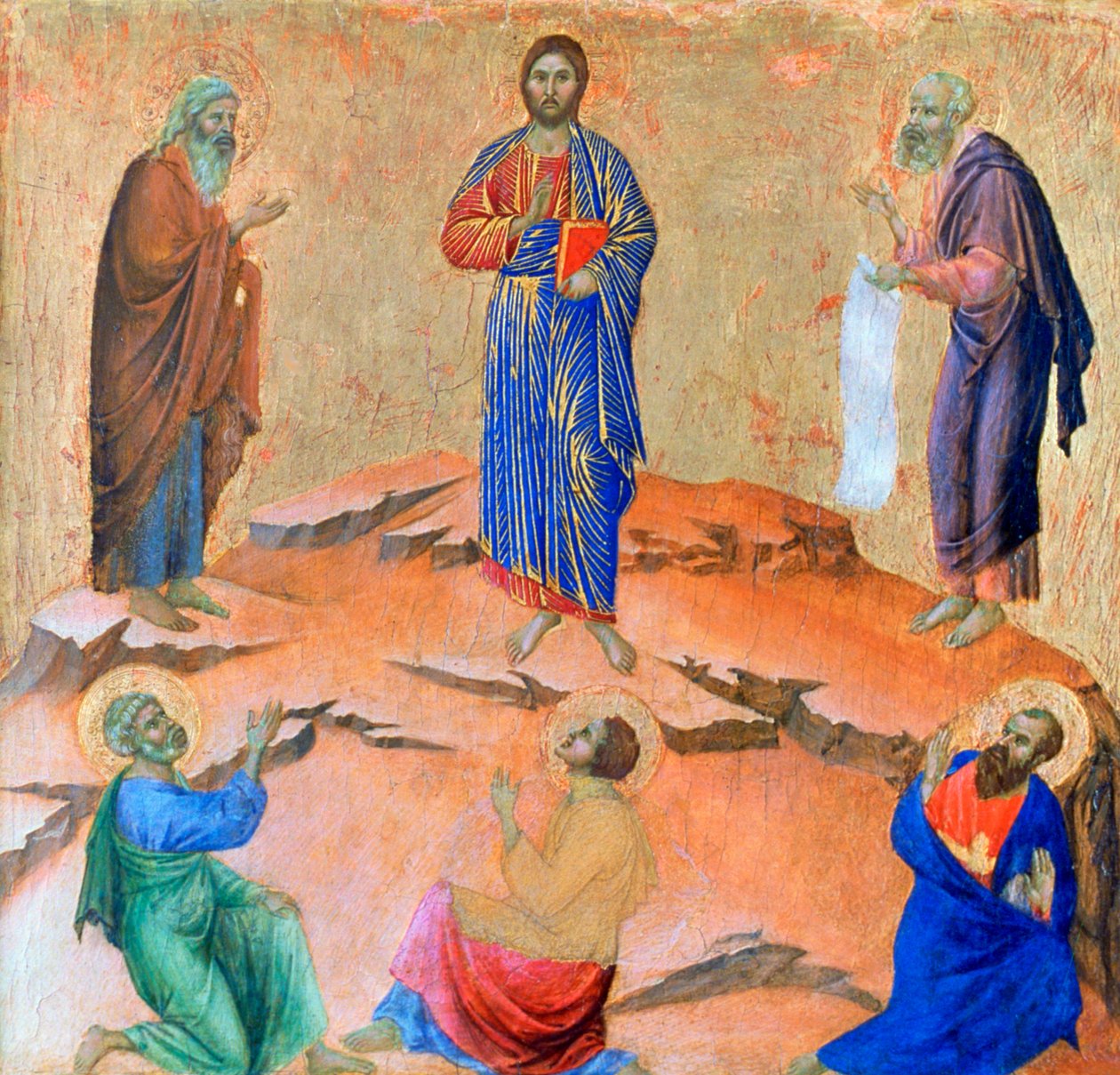 De Transfiguratie, 1311 door Duccio di Buoninsegna