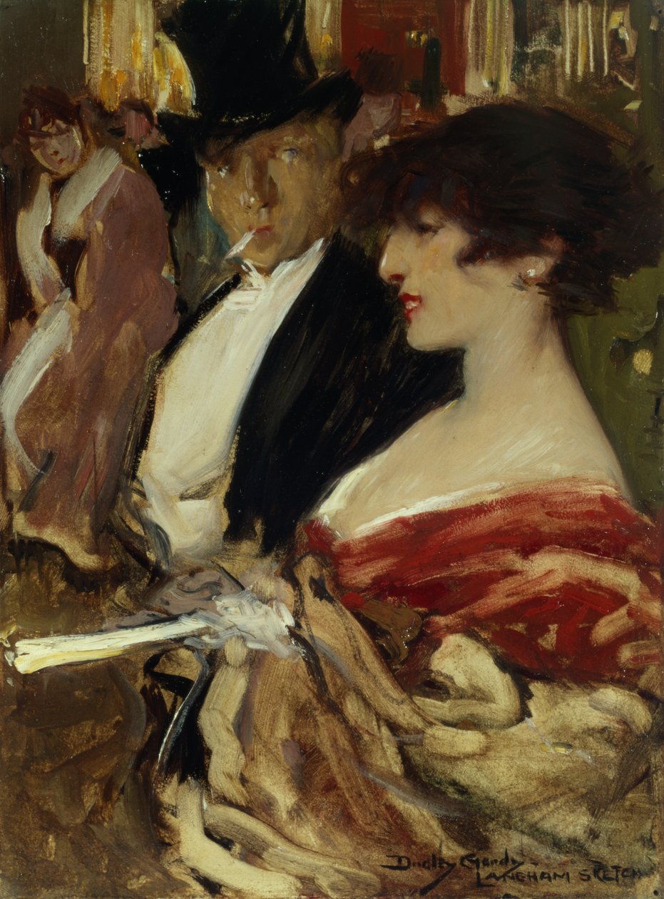 In de opera door Dudley Hardy