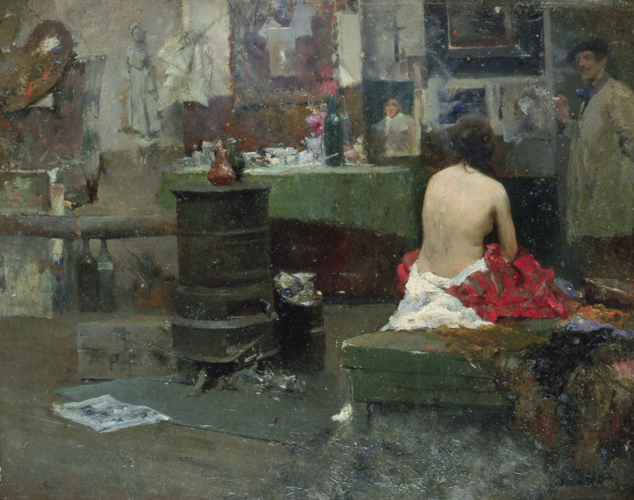Luie Momenten, 1889 door Dudley Hardy