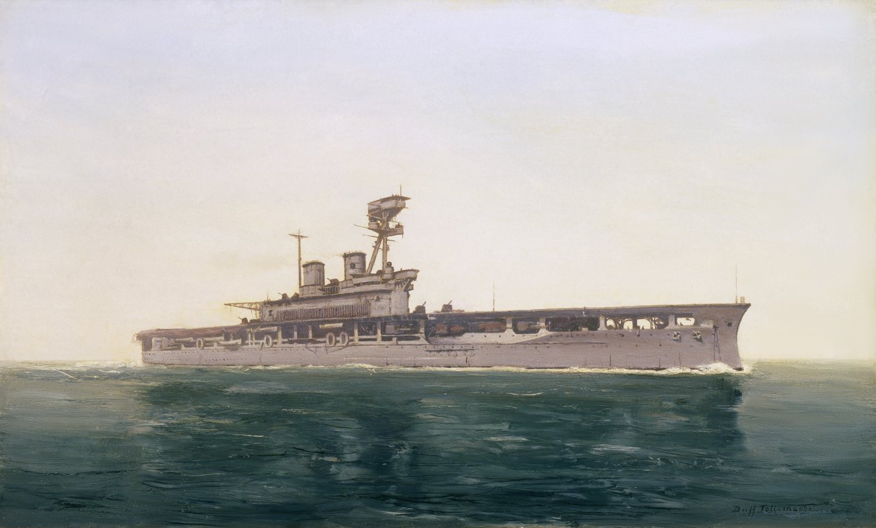 HMS Eagle, 1922 door Duff Tollemache