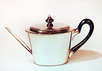 Theepot, gemaakt door Svalte Striebeck, Amsterdam, 1792 door Dutch School