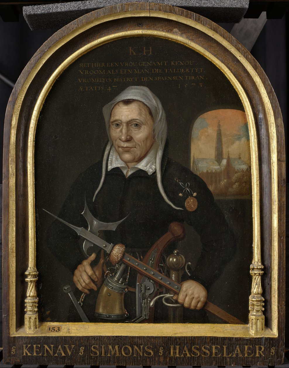 Plankenau Simonsdr Hasselaer, c.1590-1609 door Dutch School