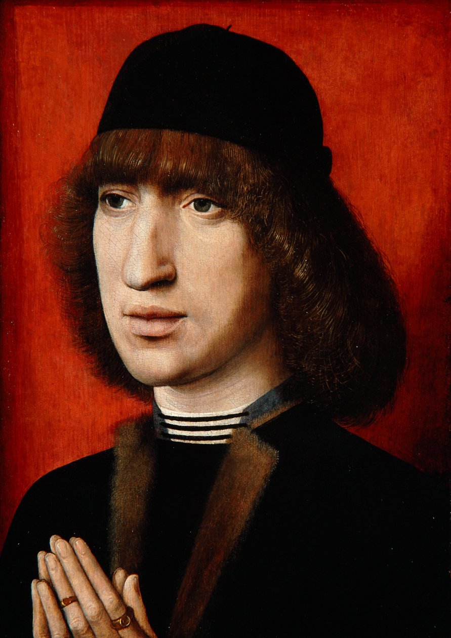 Portret van een Man, c.1480-90 door Dutch School