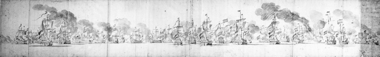 De Slag bij Solebay, 28 mei 1672 door Dutch School