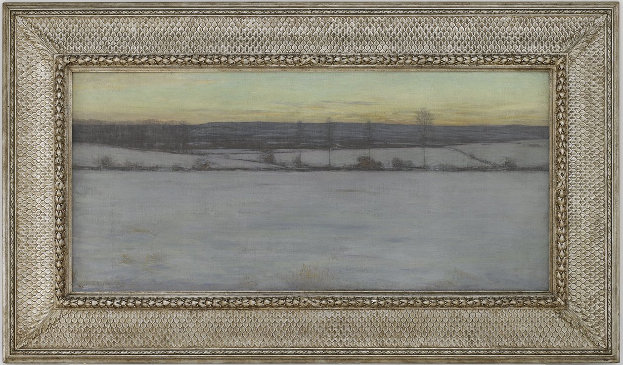 Winter, 1893 door Dwight William Tryon