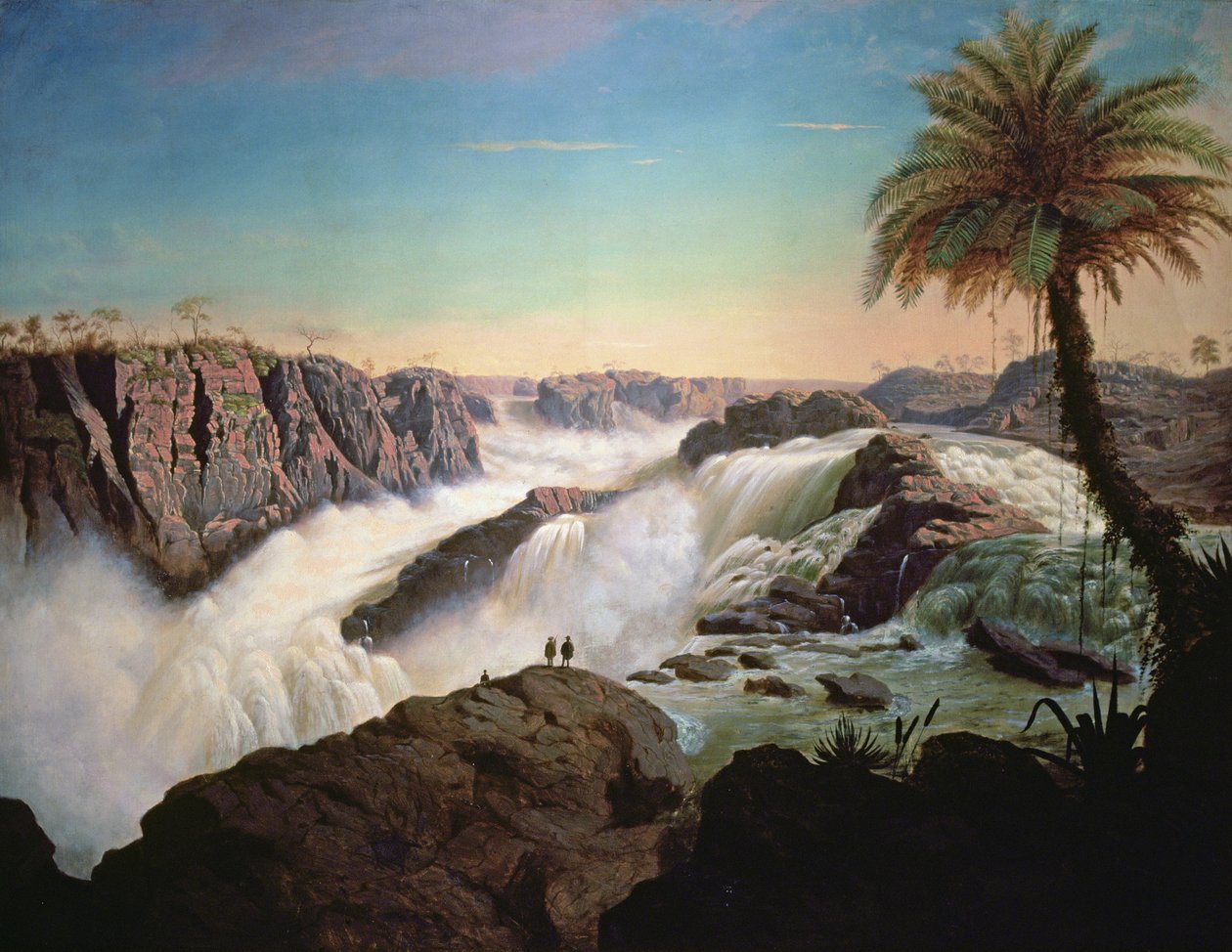 De Paulo Alfonso-watervallen door E.F. Schutte