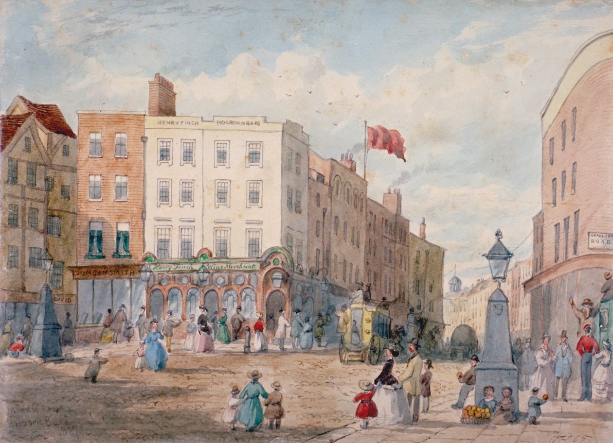 Middle Row, Holborn, Londen door EH Dixon