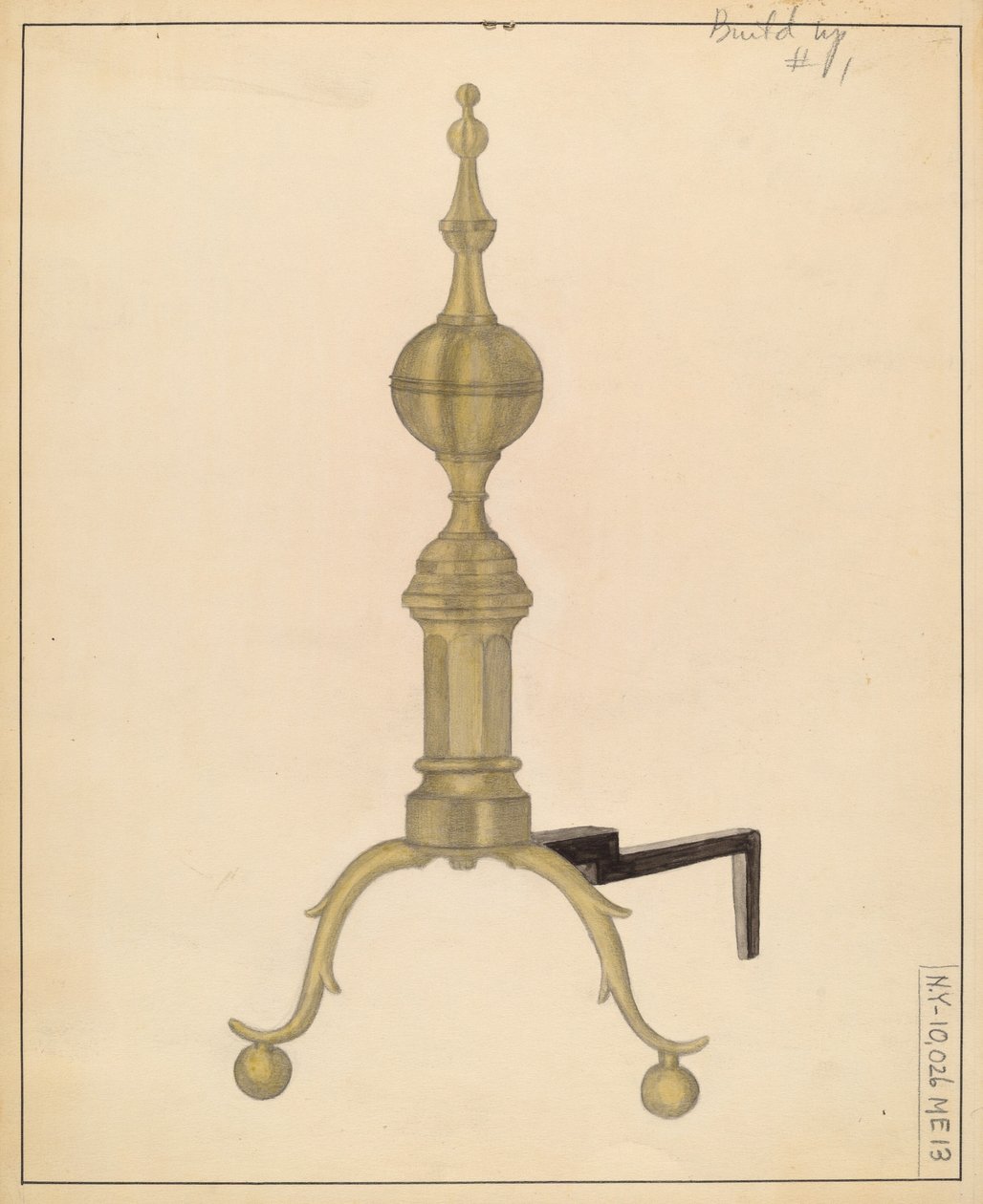 Andiron door E.N. Dunne