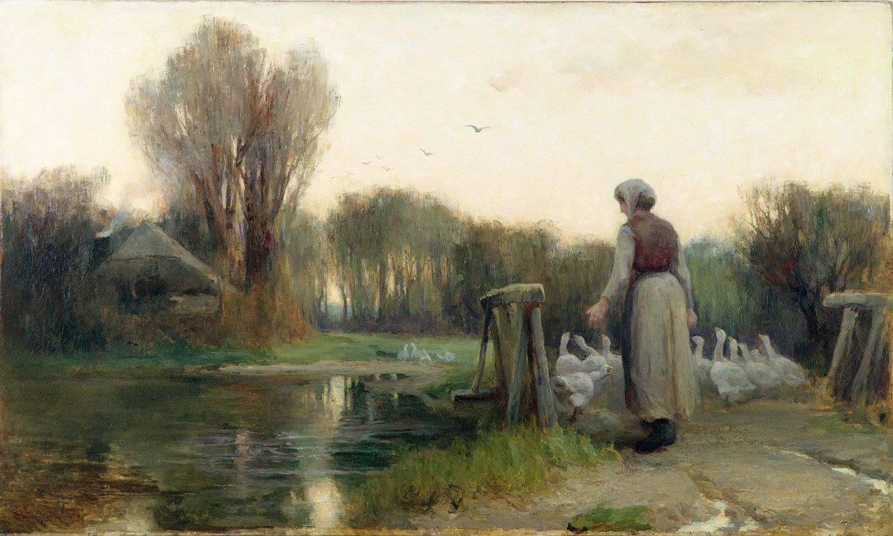 Het Gansje Meisje door E. Aubrey Hunt