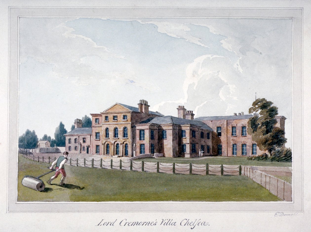 Cremorne House, Chelsea, Londen door E Dowell