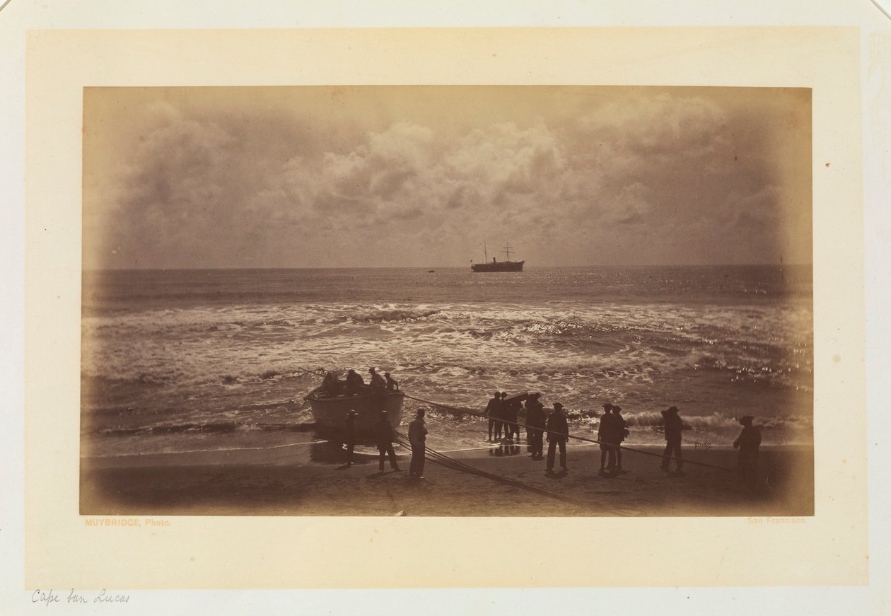 Kaap San Lucas, Mexico door Eadweard Muybridge
