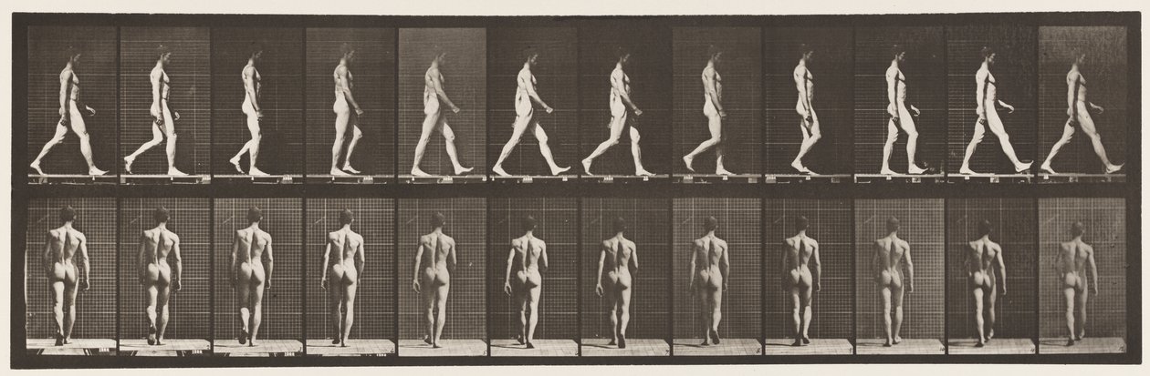 Lopen door Eadweard Muybridge