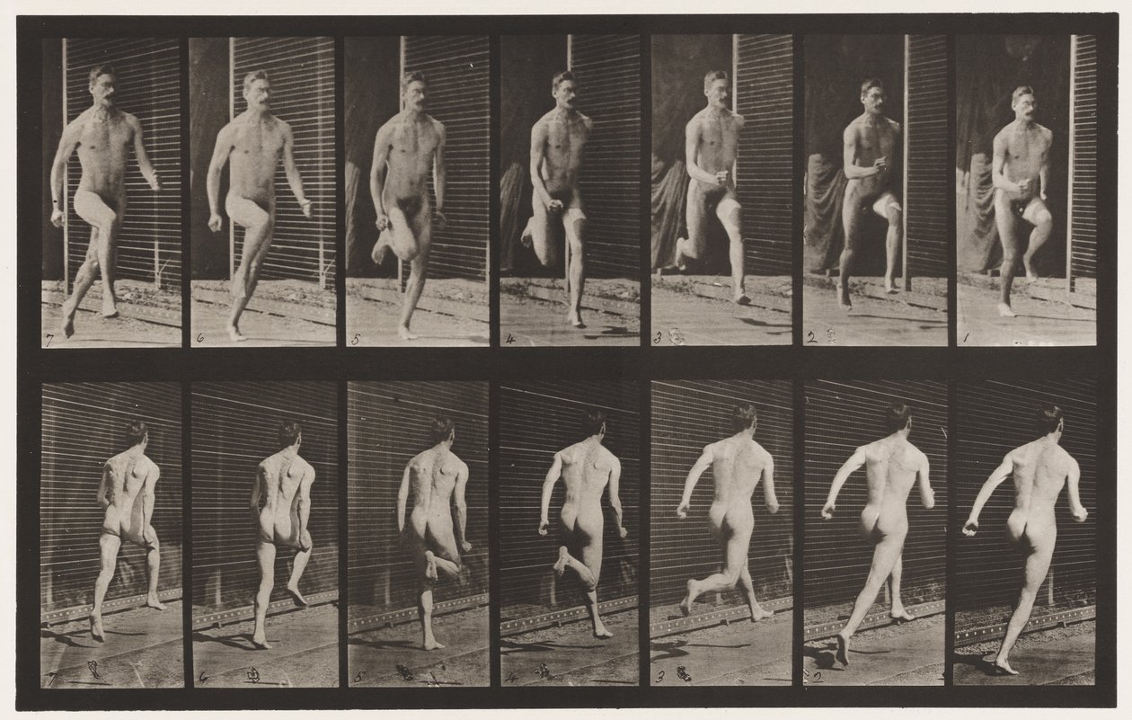 Plaat 66. Rennen door Eadweard Muybridge