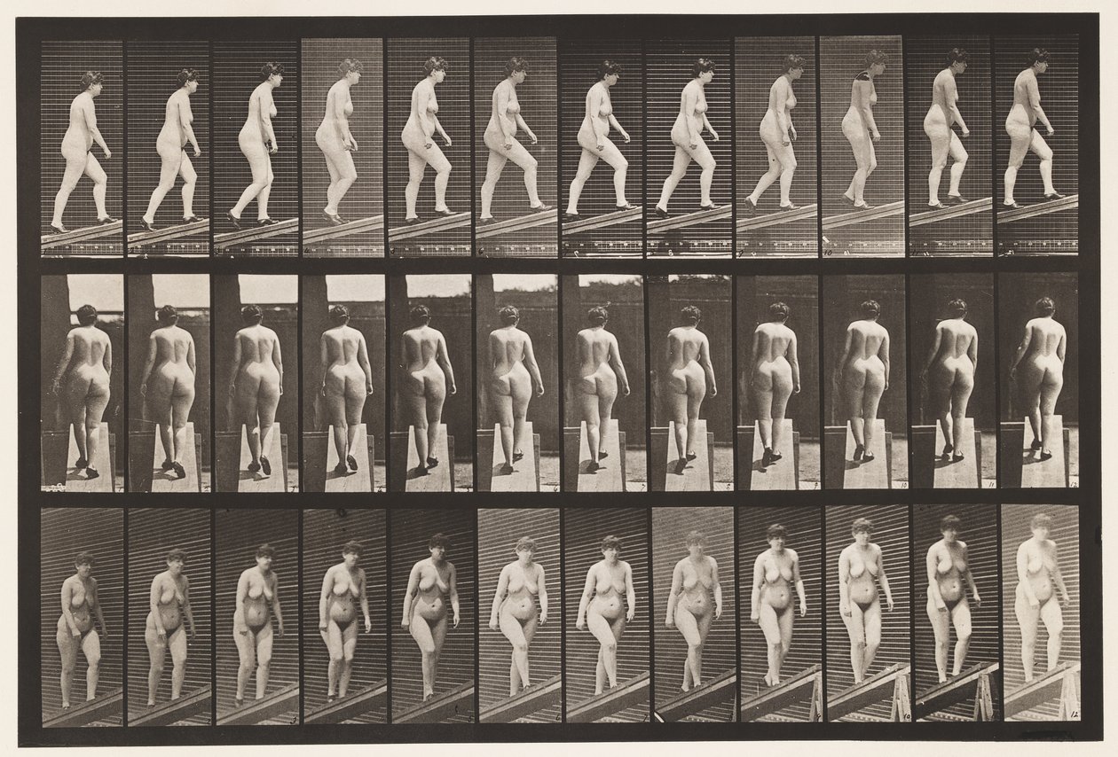 Helling oplopen door Eadweard Muybridge