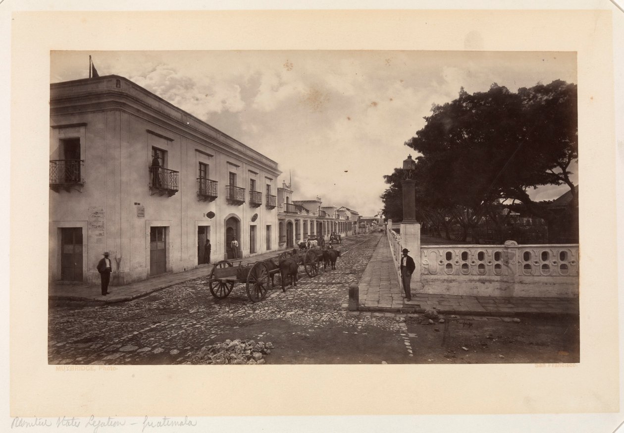 Legatie van de Verenigde Staten, Guatemala door Eadweard Muybridge