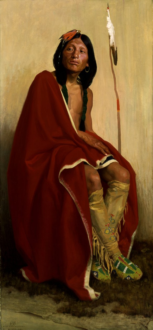 Elk-Foot van de Taos-stam, 1909 door Eanger Irving Couse