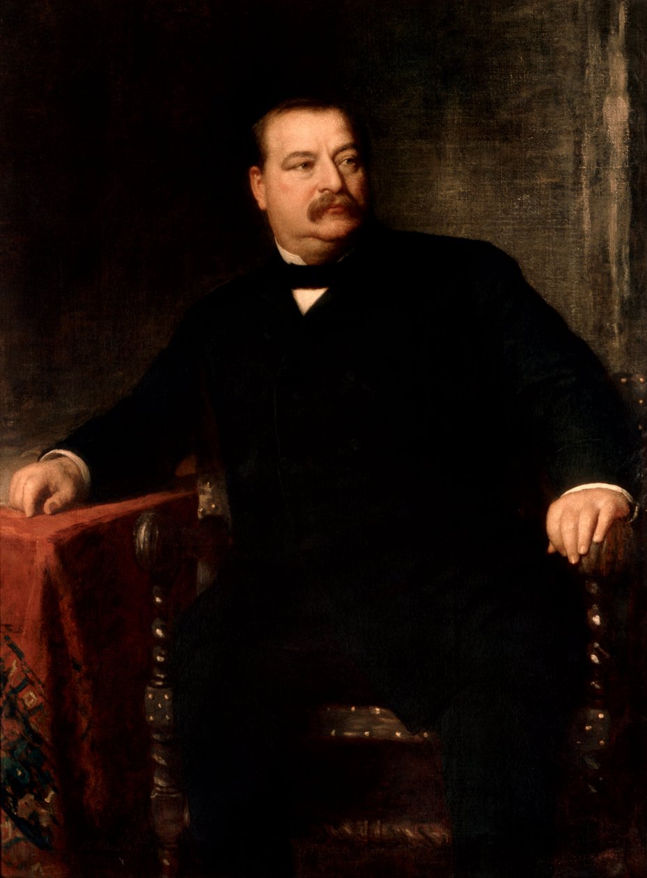 Grover Cleveland door Eastman Johnson