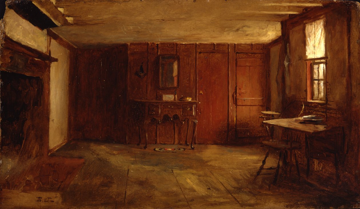 De andere kant van Susan Rays keuken, Nantucket, ca. 1875 door Eastman Johnson