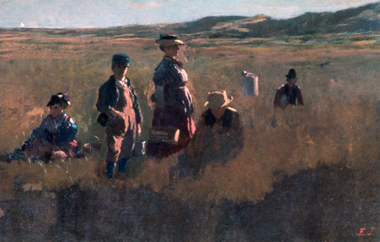 In het veld, ca. 1875 door Eastman Johnson