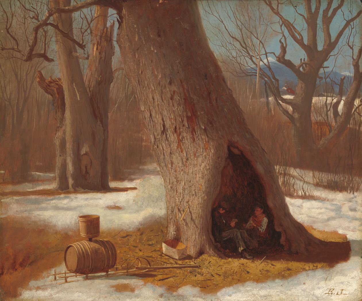 De Spijbelaars door Eastman Johnson