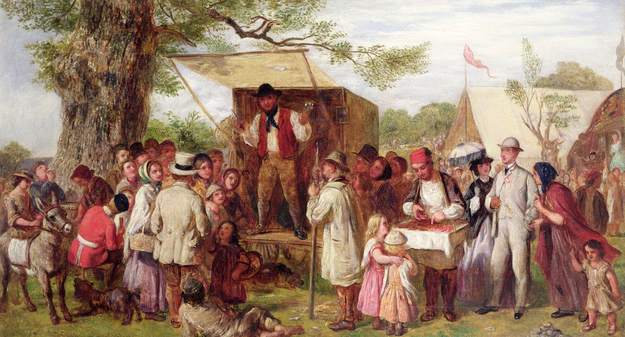Goedkope Jack op de kermis door Ebenezer Newman Downard