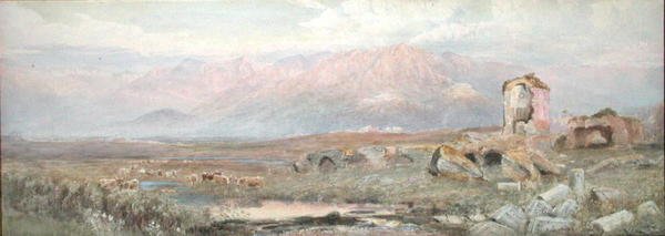 De Campagna, nabij Rome door Ebenezer Wake Cook