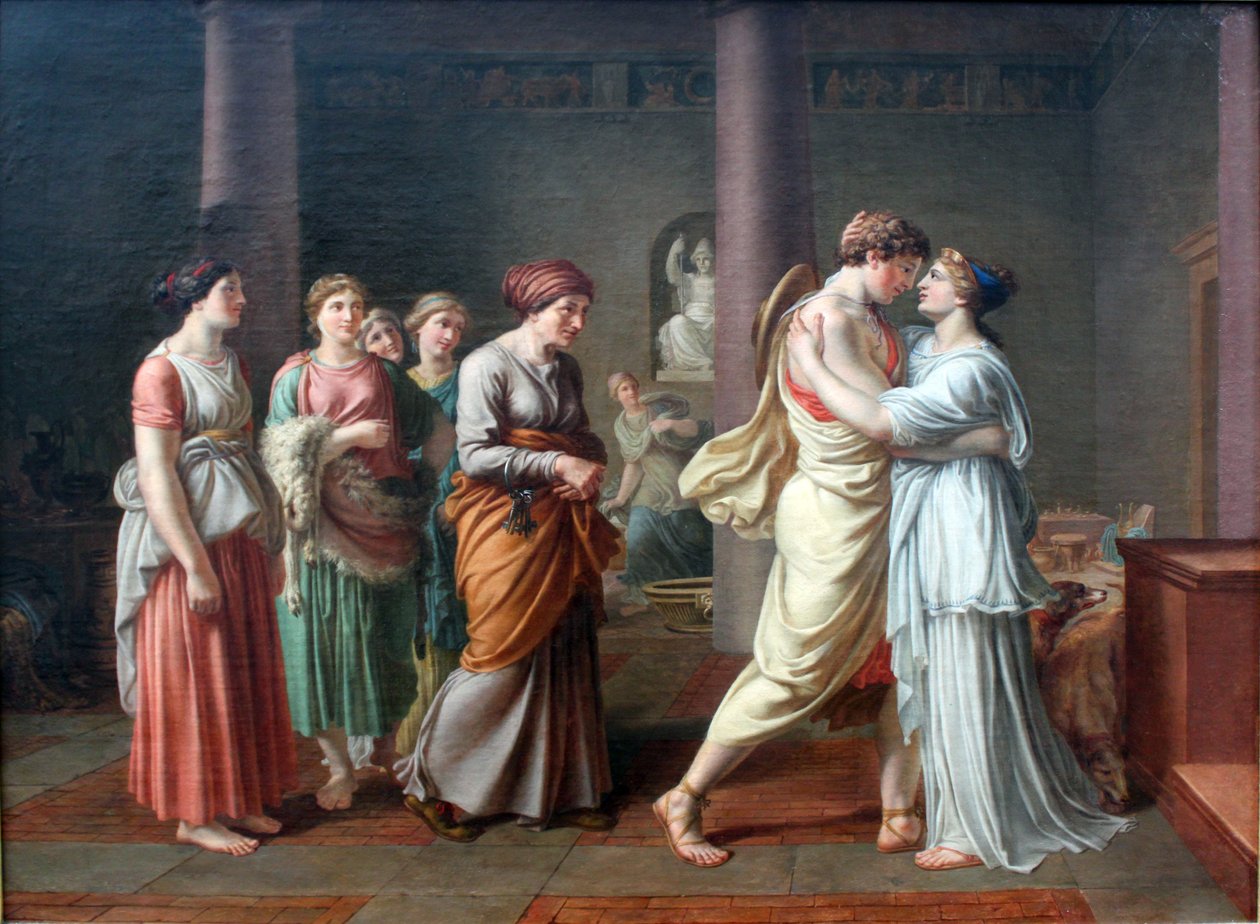 De terugkeer van Telemachus door Eberhard von Wächter