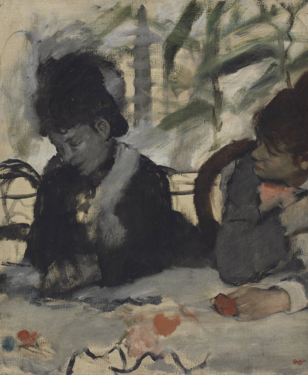 In het Café, ca. 1875-7 door Edgar Degas