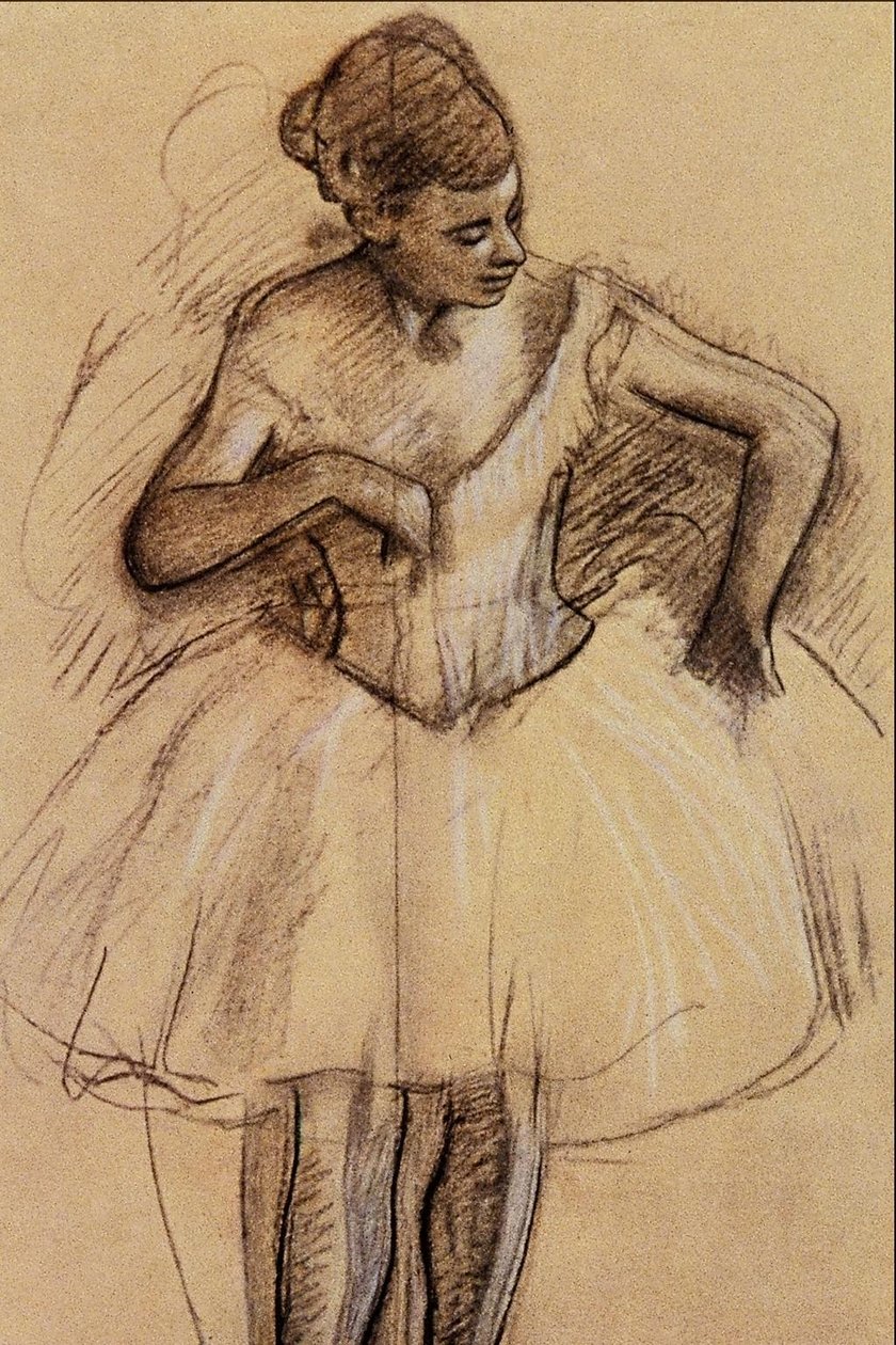 Balletdanser door Edgar Degas