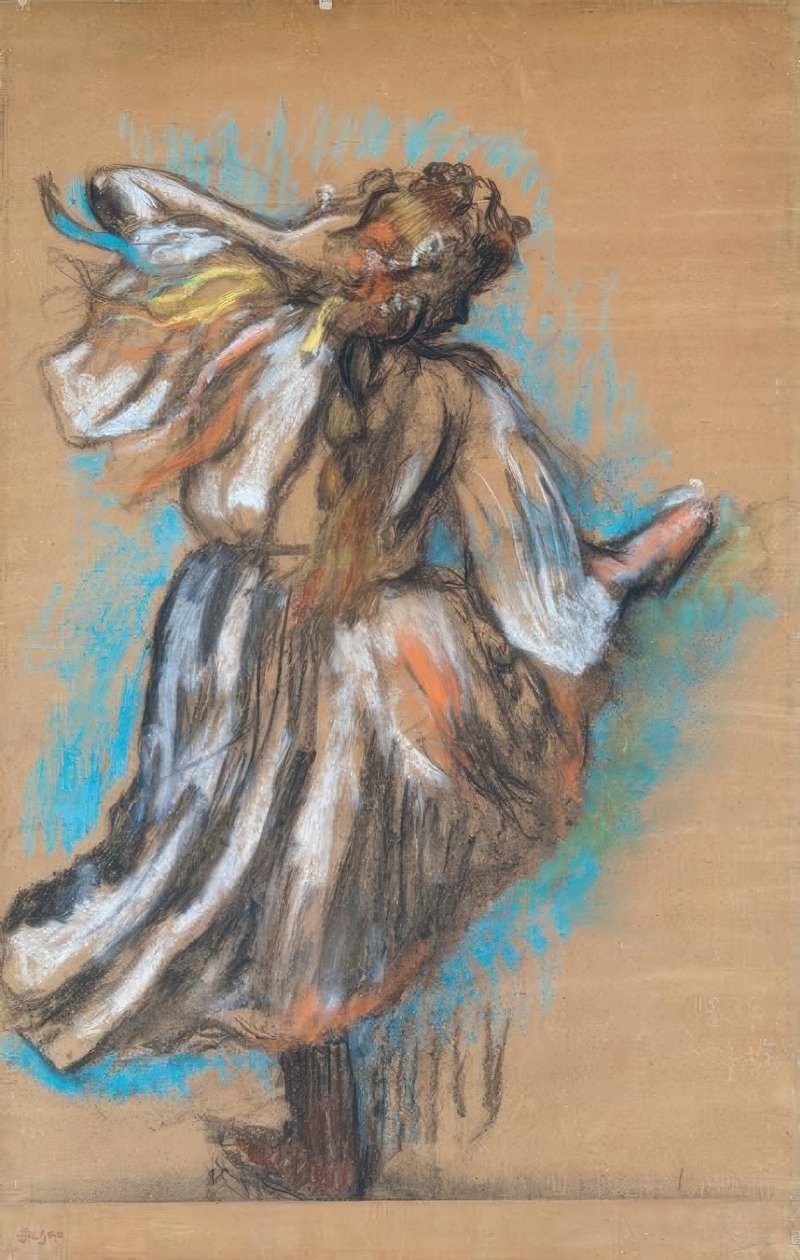 Russische danseres door Edgar Degas