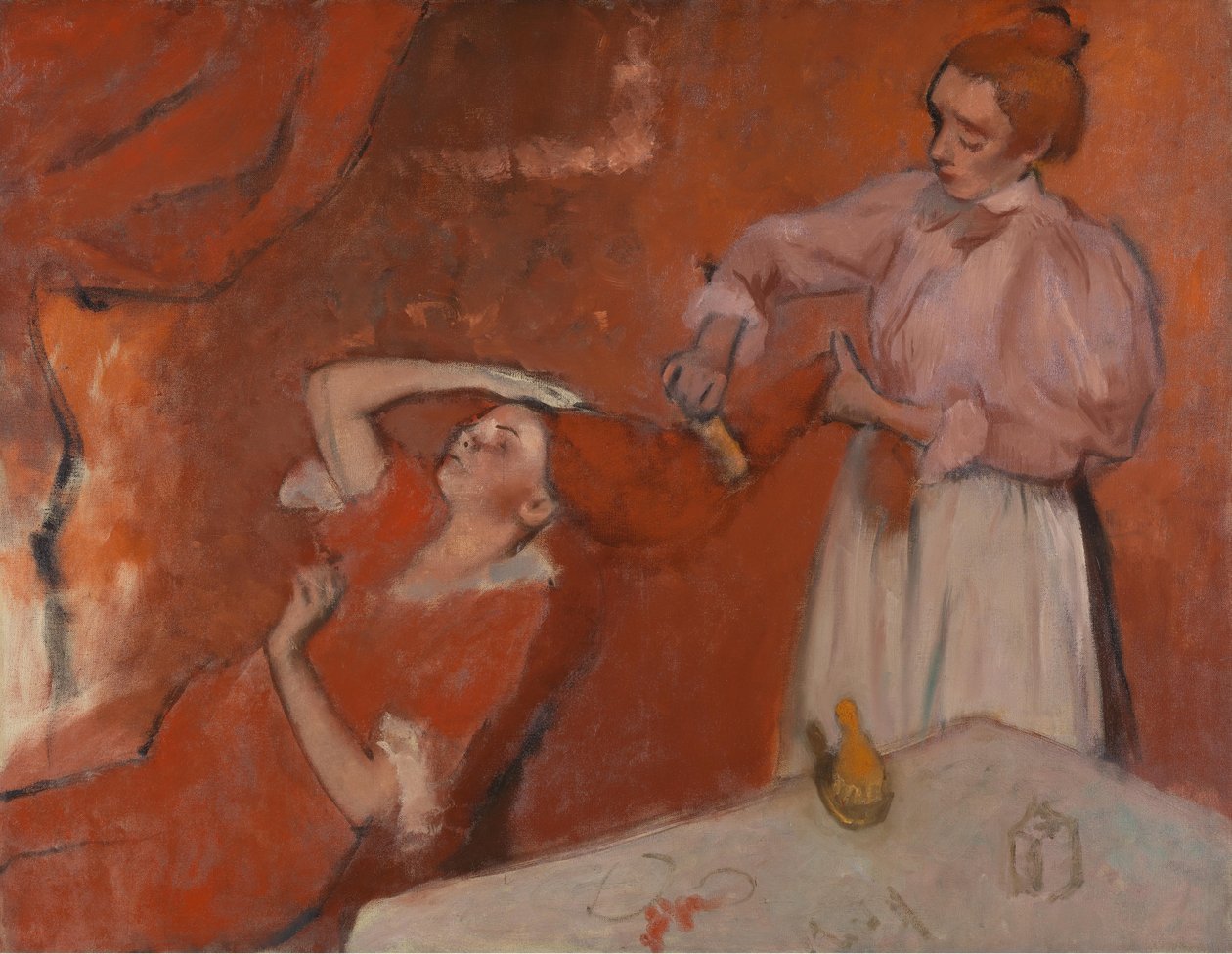 Het Kapsel door Edgar Degas