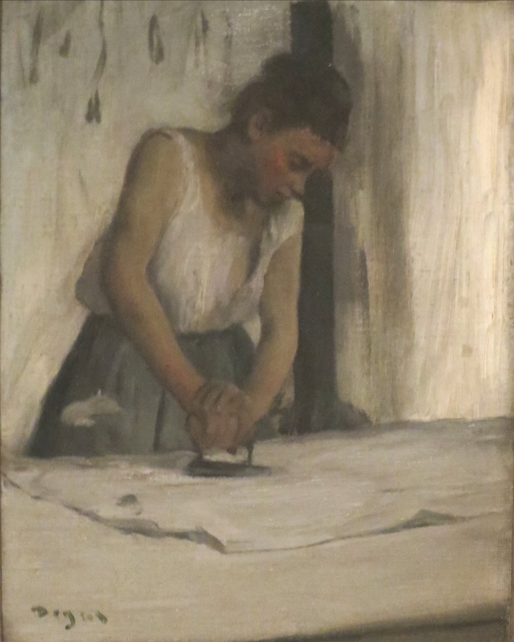 Wasvrouw door Edgar Degas
