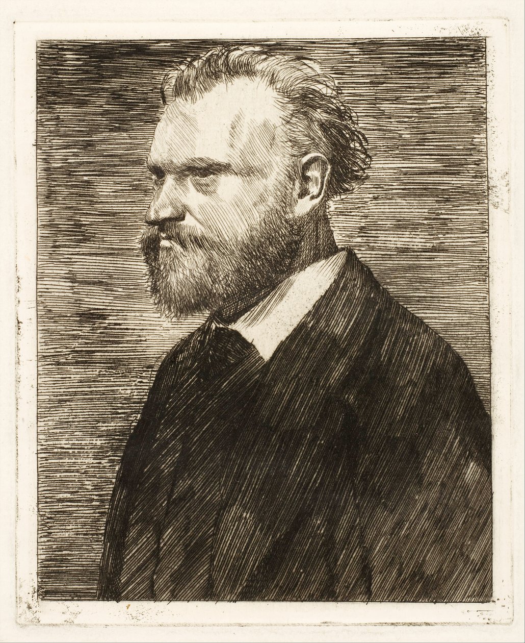 Portret van Edouard Manet, uitgegeven 1864 door Edgar Degas