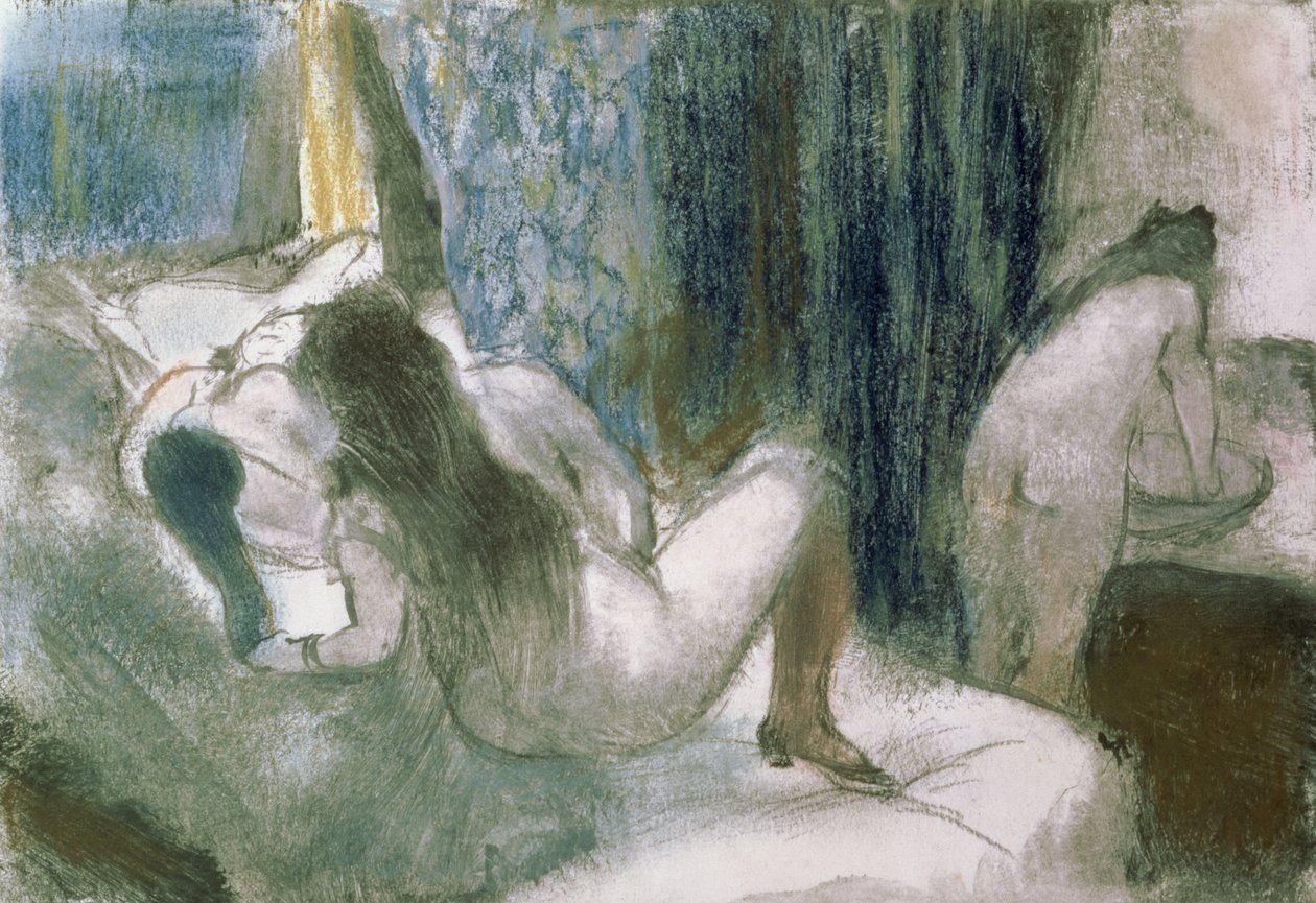 Het Bordeel door Edgar Degas