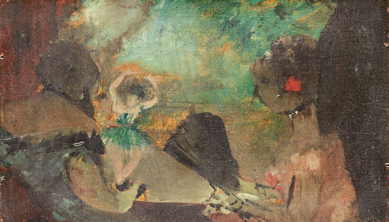 De Loge, c.1883 door Edgar Degas