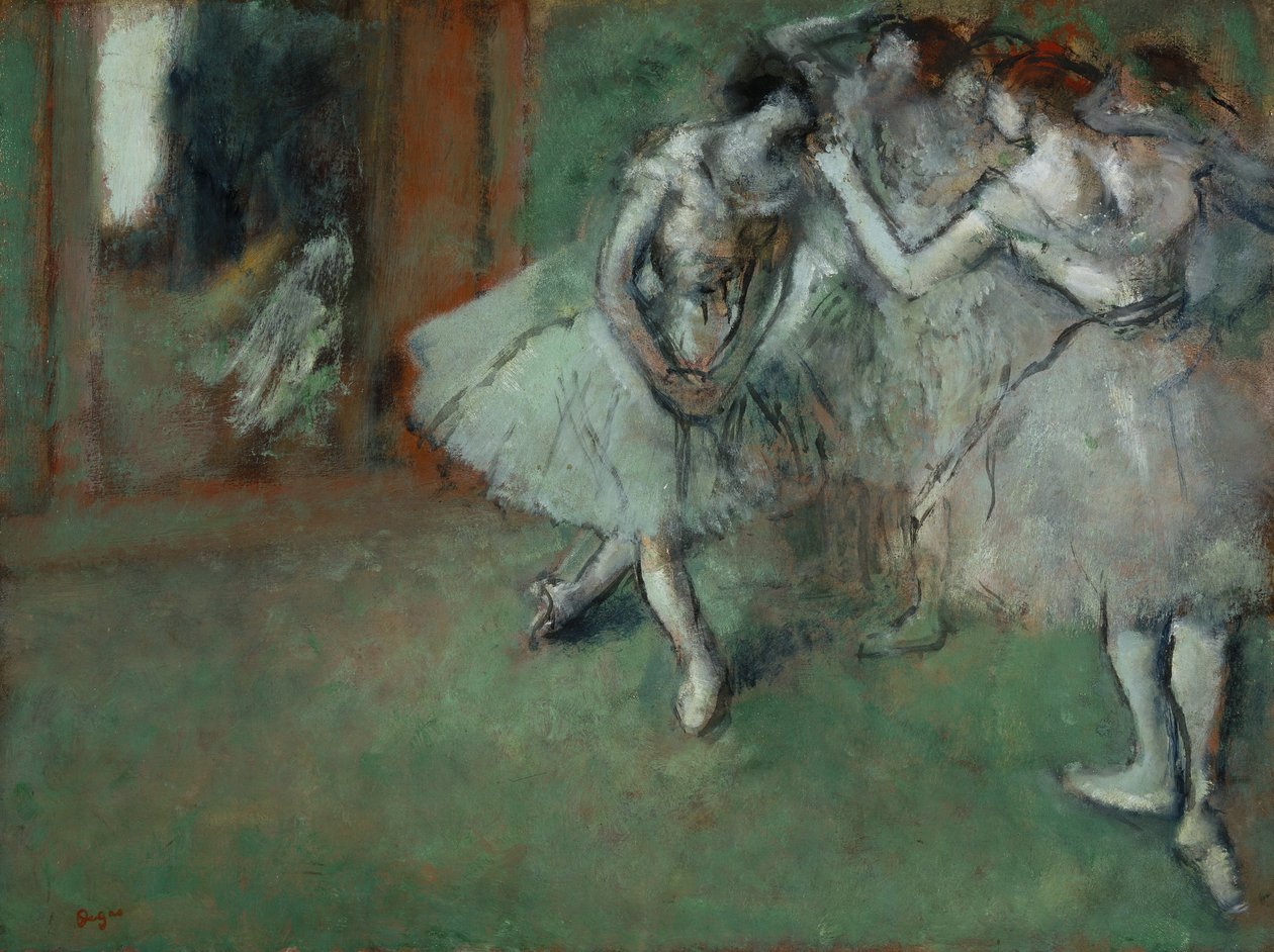 Een Groep Dansers door Edgar Degas
