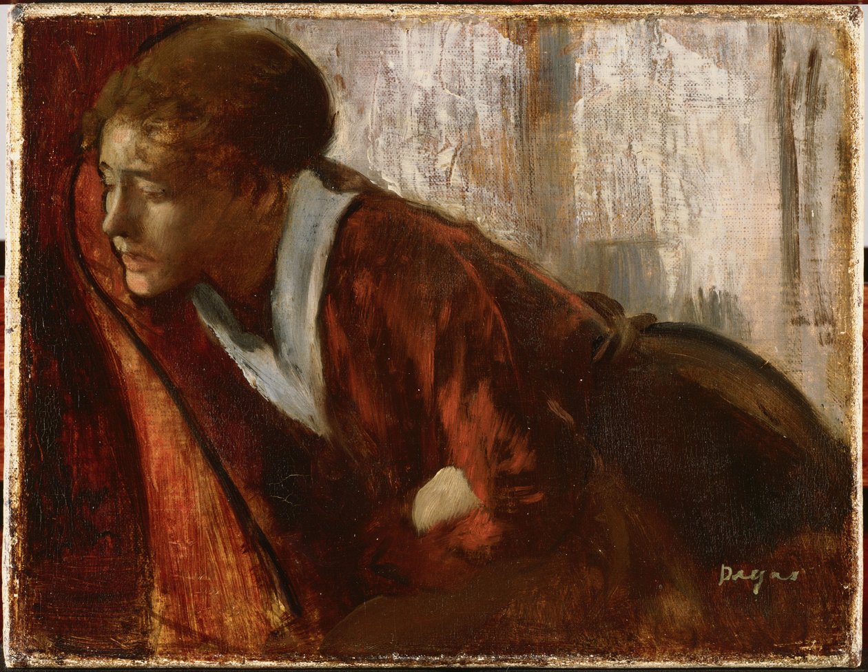 Melancholie door Edgar Degas