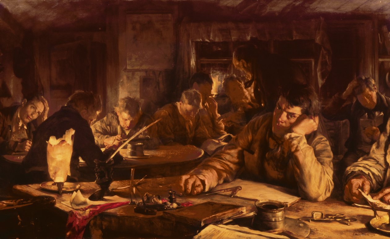 De Nachtschool door Edgar Bundy