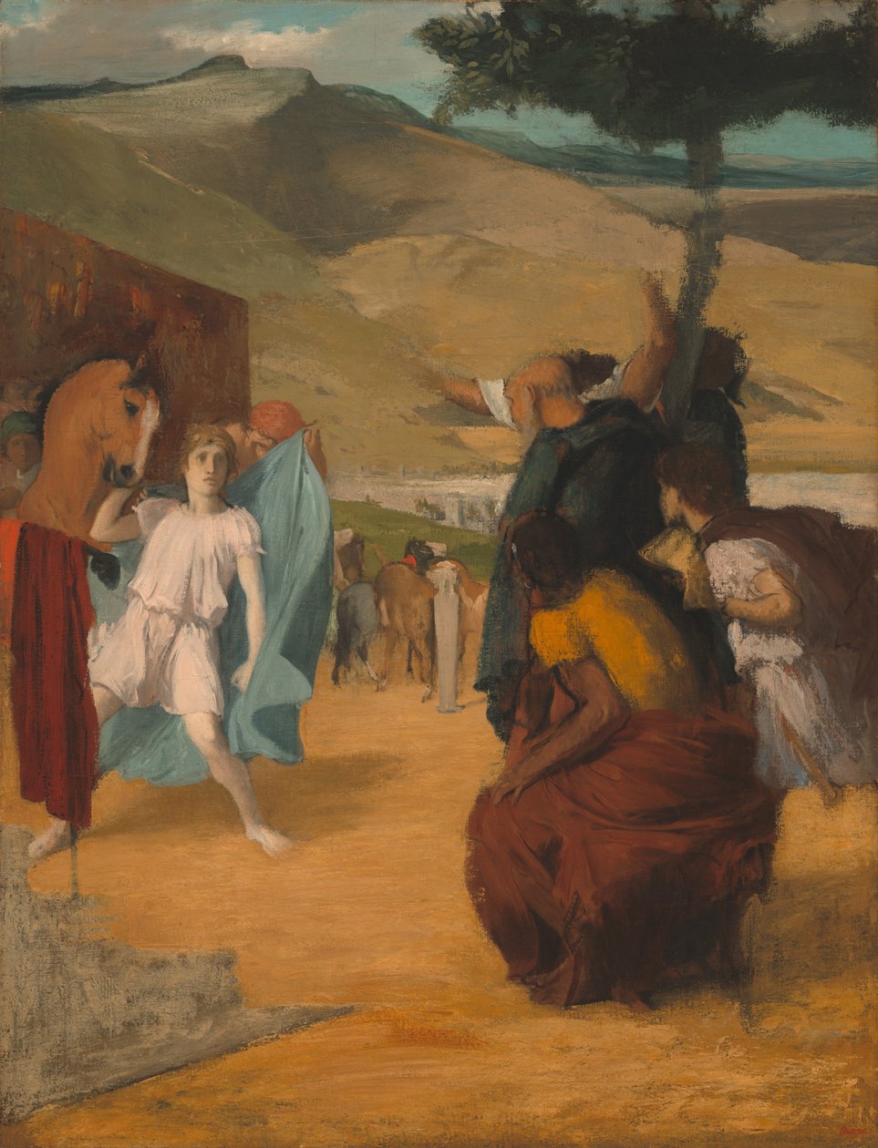 Alexander en Bucephalus door Edgar Degas