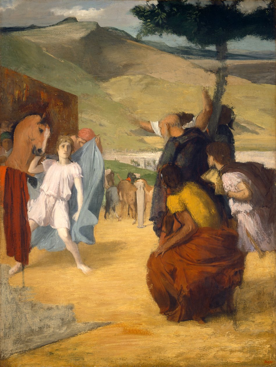 Alexander en Bucephalus, 1861-2 door Edgar Degas