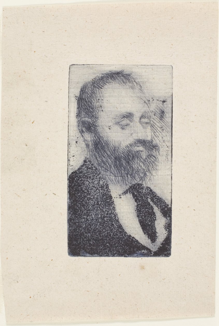 Alphonse Hirsch door Edgar Degas