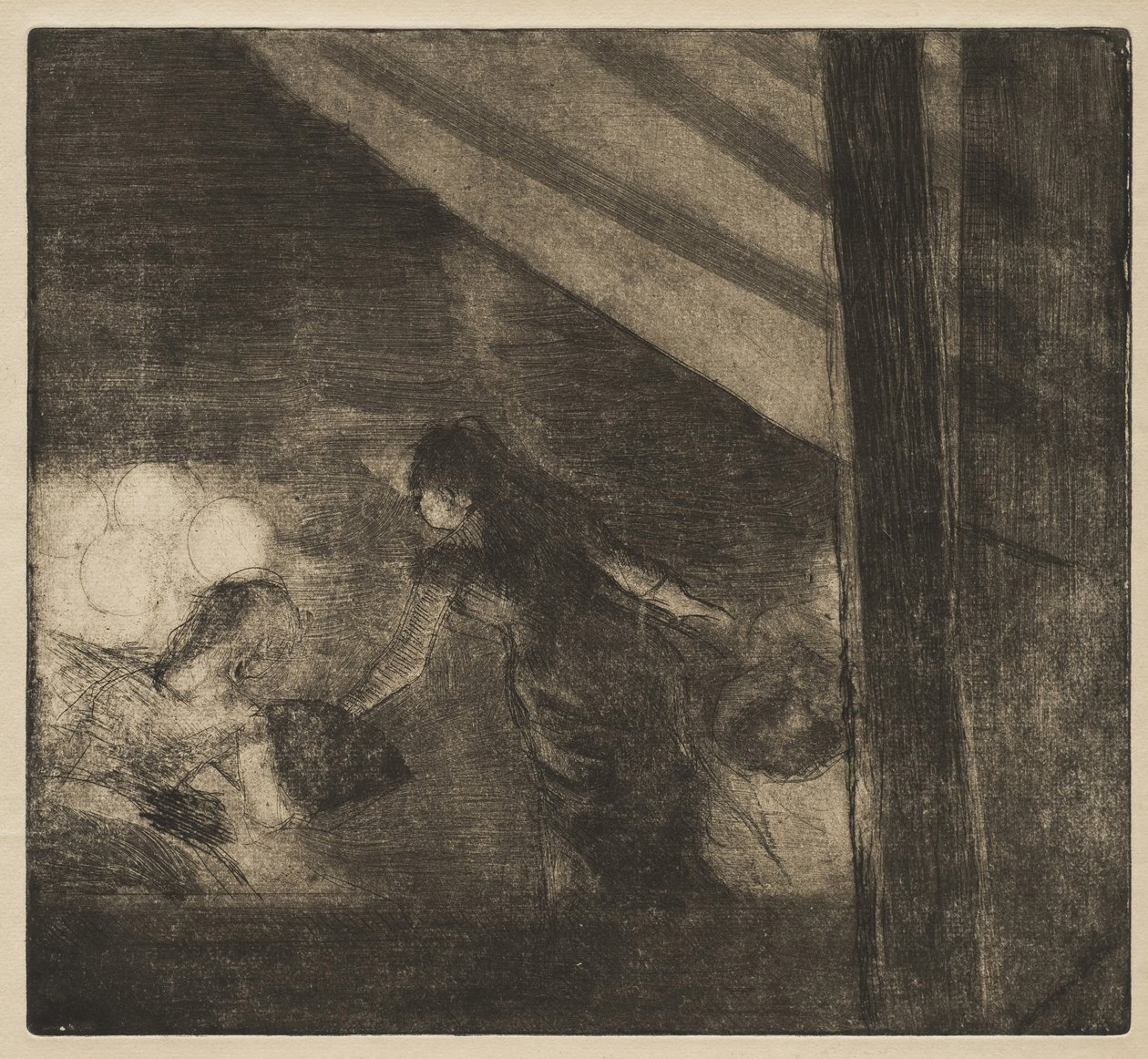 In het Café des Ambassadeurs, ca. 1879-80 door Edgar Degas