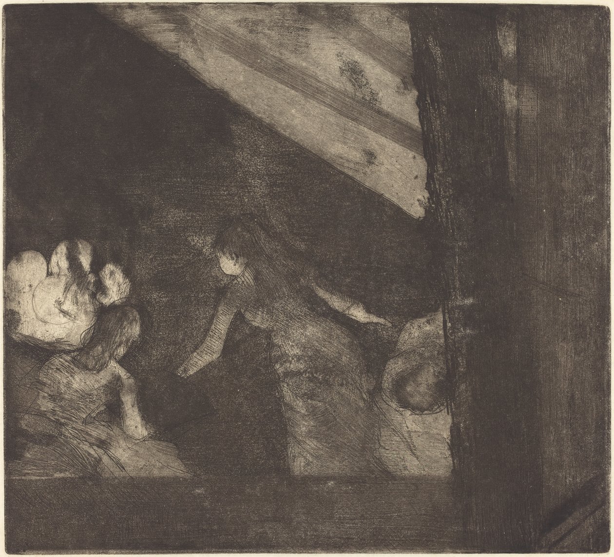 In het Café des Ambassadeurs door Edgar Degas