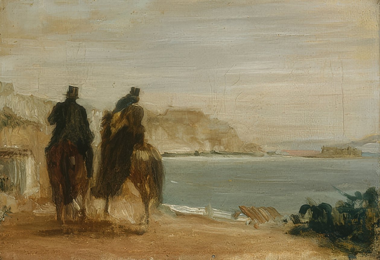 Rit aan zee. Rond 1860 door Edgar Degas