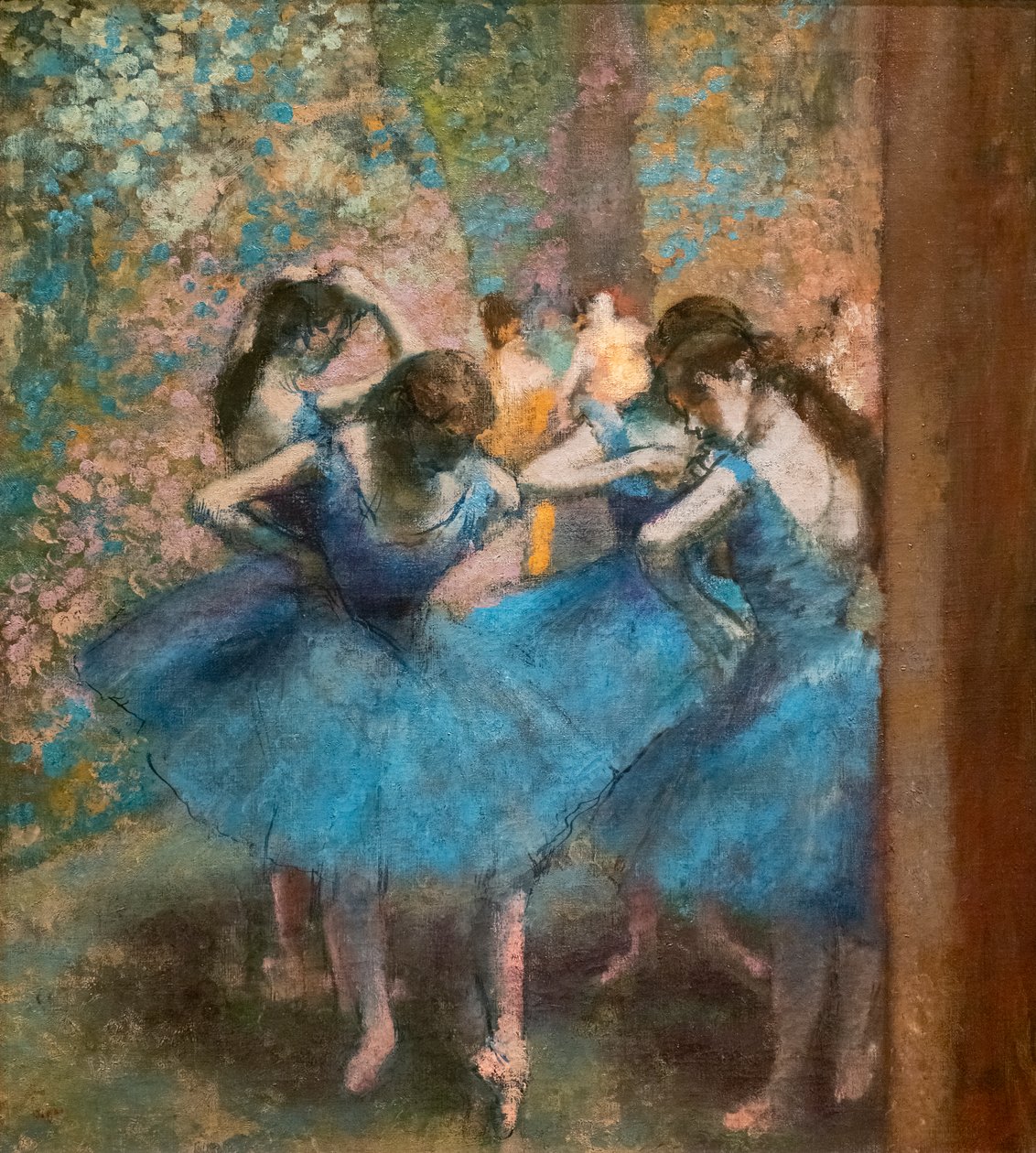 Blauwe dansers door Edgar Degas