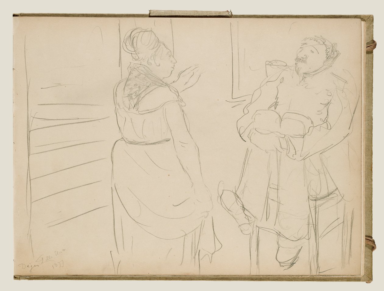 Bordelen door Edgar Degas