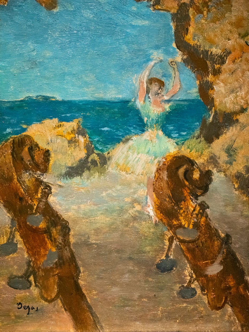 Danseres. Balletscène. 1891 door Edgar Degas
